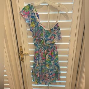 Lilly Pulitzer One Shoulder Dress